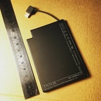 4mm thin power bank with lightning connector ????