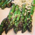 Green asparagus with Tulum