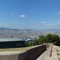 view from Montjuïc on Barcelona