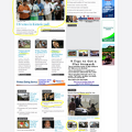 Screenshot: "DAILY NATION - Home" (Nairobi, Kenya), Obama-related news highlighted