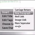 Scribe (blogging tool) @ E71