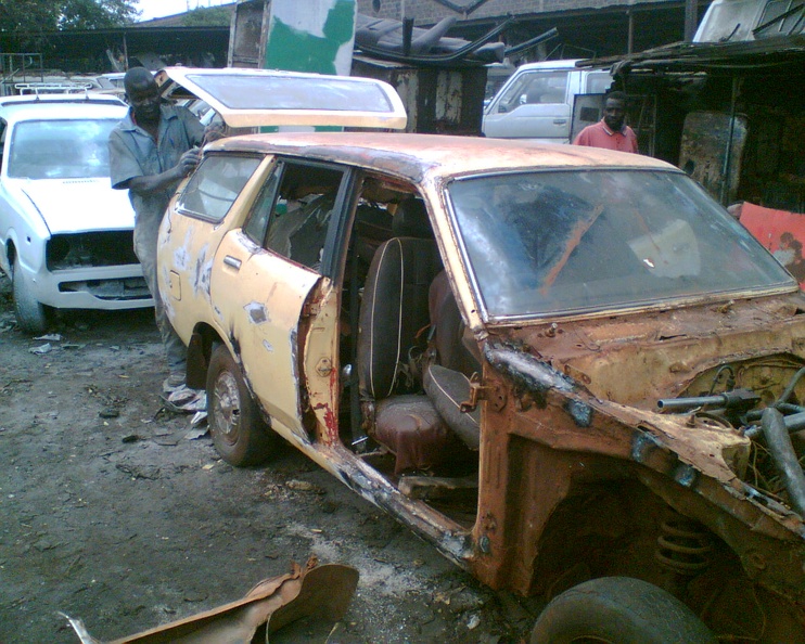 an old Datsun they were trying to fix