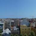 view from the balcony in Barcelona