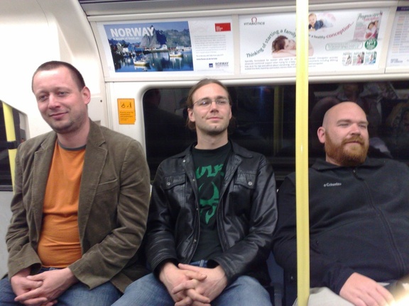 my mates on the train ;-)