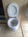 Roediger toilet with urine diversion