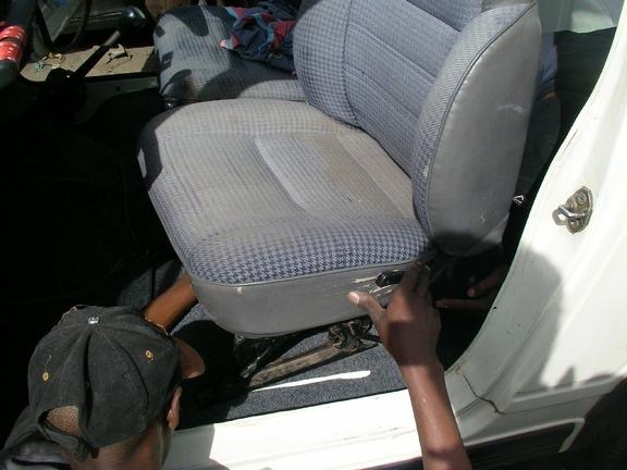 fixing the seats