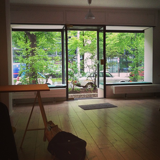 Another coworking space #glas+bild #berlin - lovely view