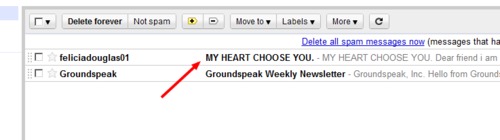 My Heart Choose You #spam #inbox